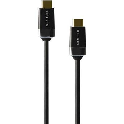 Belkin HDMI prepojovací kábel Zástrčka HDMI-A, Zástrčka HDMI-A 1.00 m čierna HDMI0017-1M  HDMI kábel