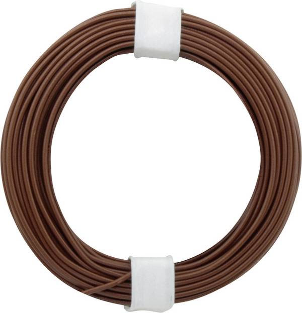 Donau Elektronik 118-8 opletenie / lanko, 1 x 0.14 mm², hnedá, 10 m