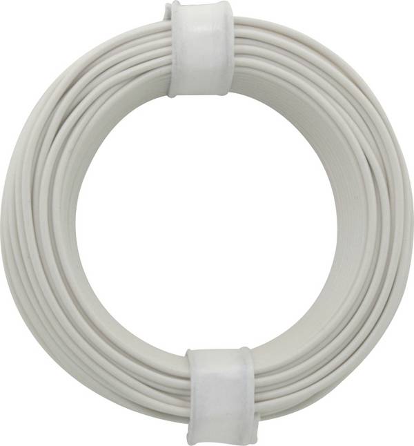 Donau Elektronik 118-5 opletenie / lanko, 1 x 0.14 mm², biela, 10 m