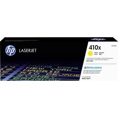 HP LaserJet tonerová kazeta 410x v žltej farbe. Pre modely M452, M477. Obsahuje technológiu 'JetIntelligence' pre vysoký výkon tlače.