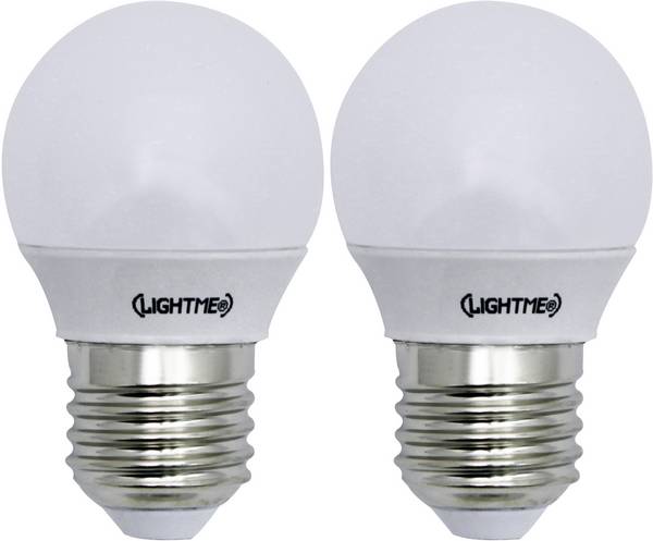 LightMe 5bSA-P250ST-A1 LED  En.trieda 2021 F (A - G) E27 kvapkový tvar 3 W = 25 W teplá biela (Ø x d) 45 mm x 78 mm  2 ks