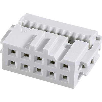 FCI 71600-106LF konektor pre ploché káble Raster (rozteč): 2.54 mm Počet pólov: 6 Počet riadkov: 2 1 ks