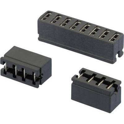 TRU COMPONENTS TC-073065-05-10-00 skratovacej mostík Raster (rozteč): 2.54 mm Počet kontaktov v rade:5 Množstvo: 1 ks