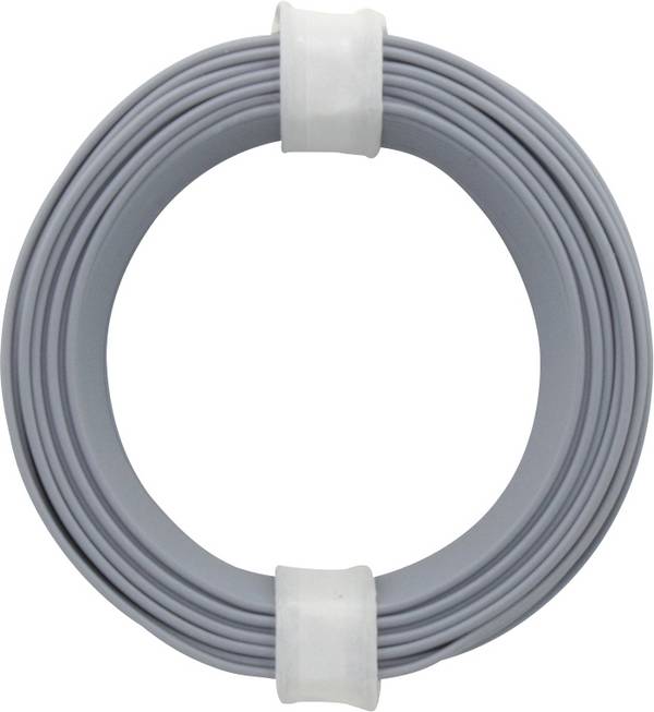 Donau Elektronik 105-9 spojovací drôt, 1 x 0.20 mm², sivá, 10 m
