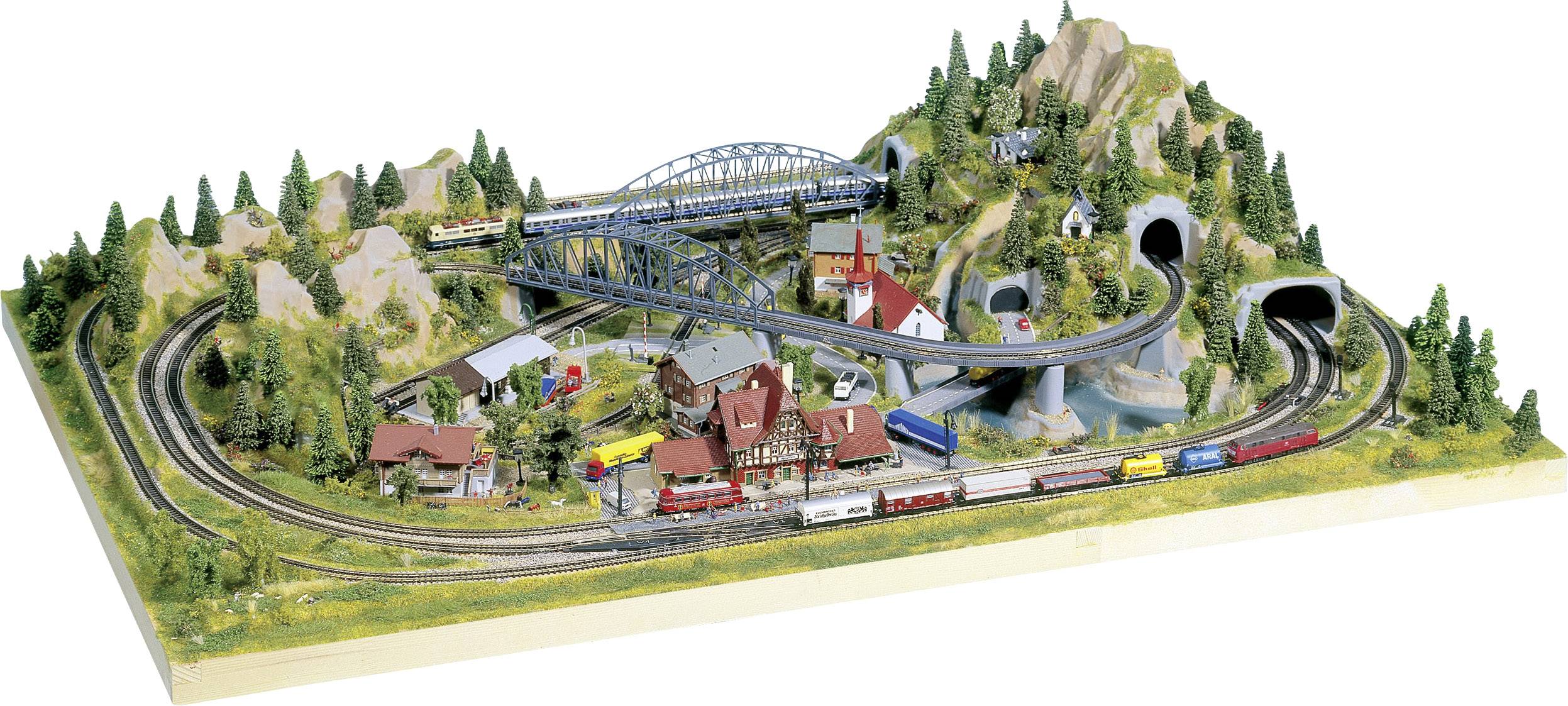 NOCH 0085880 Z hotová krajina centrálnej Cortina koľaj Z Märklin miniclub, koľaj Z Rokuhan