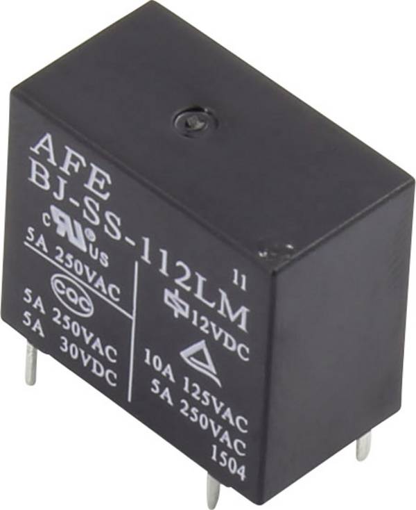 AFE BJ-SS-105LM, 1405623 relé do DPS, monostabilný, 1 cievka, 30 V/DC, 250 V/AC, 10 A, 1 ks