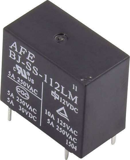 AFE BJ-SS-105LM Printrelais 5 V/DC 10 A 1x NO 1 stuk(s) afbeelding