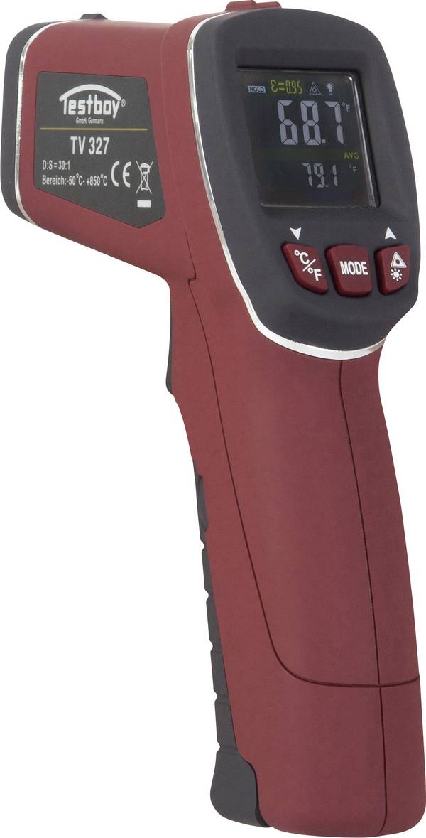 IR teplomer Testboy TV 327 Optika 30: 1 -50 do 1400 °C