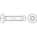 TOOLCRAFT 141256 závitníkové skrutky M5 10 mm T profil DIN 7500 ocel glavanizované zinkom 1000 ks