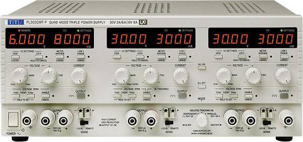 Aim TTi PL303QMT-P laboratórny zdroj s nastaviteľným napätím, Kalibrované podľa (ISO), 0 - 6 V, 0 - 8 A, 94 W, výstup 3 x, 51180-2900
