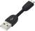 Čierne USB-OTG kábel s USB-A konektorom a Micro-USB konektorom. Umožňuje prepojenie medzi zariadeniami, ako sú smartfón a USB príslušenstvo.