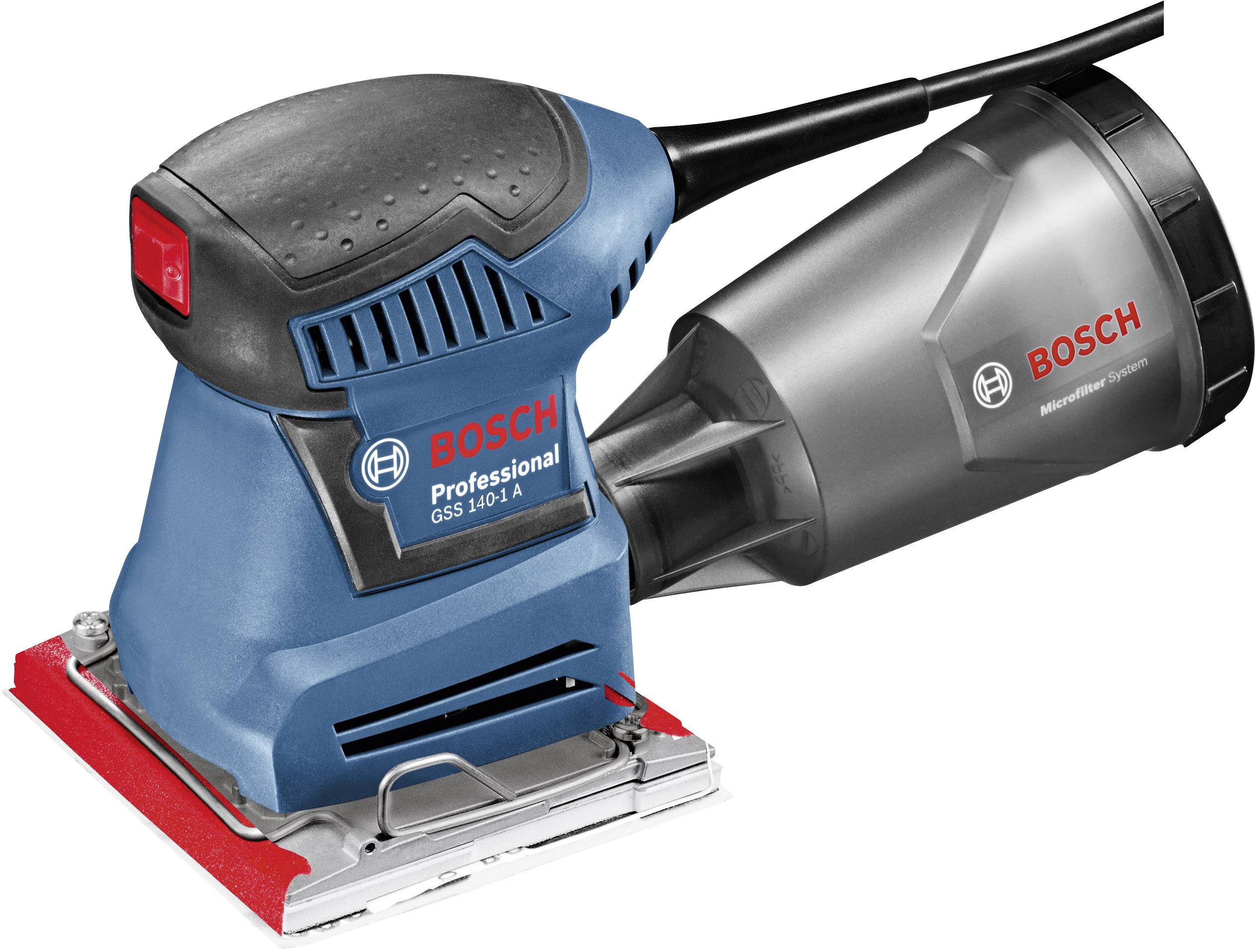 Bosch Professional GSS 140-1 A 06012A2100 Slipmaskin 180 W 101 x 113 mm