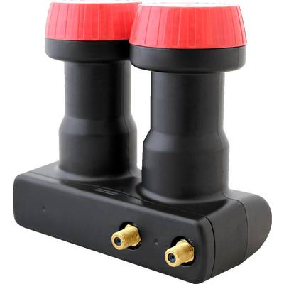 MegaSat Diavolo satelitný konvertor Twin-LNB Monoblock Počet účastníkov: 2 Veľkosť feedu: 40 mm pozlátené konektory, och
