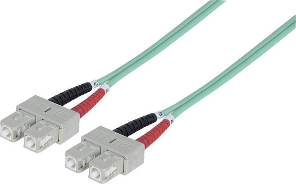 <br>  Intellinet<br>  750844<br>  optické vlákno<br>  LWL<br>  prepojovací kábel<br>  [1x zástrčka SC - 1x zástrčka SC]<br>  50/125 µ<br>  Multimode OM3<br>  5.00 m<br>