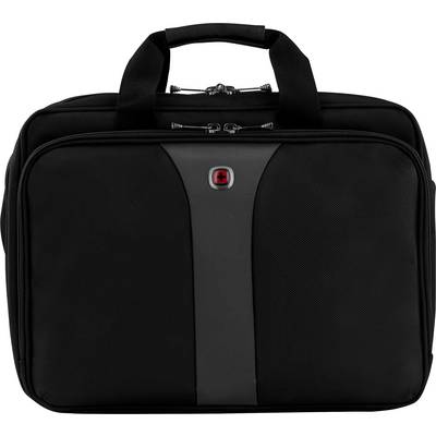 Čierna taška na notebook s pevným držadlom a zipsom, vhodná na bezpečnú prepravu technických zariadení a dokumentov.