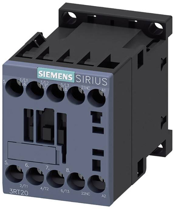 Siemens 3RT2016-1AP02 Contattore 3 NA 4 kW 230 V/AC 9 A con contatto ausiliario 1 pz.