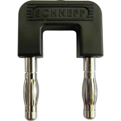 Schnepp 19/4sw skratovacej mostík čierna Ø pin: 4 mm Rozostup hrotov: 19 mm 1 ks