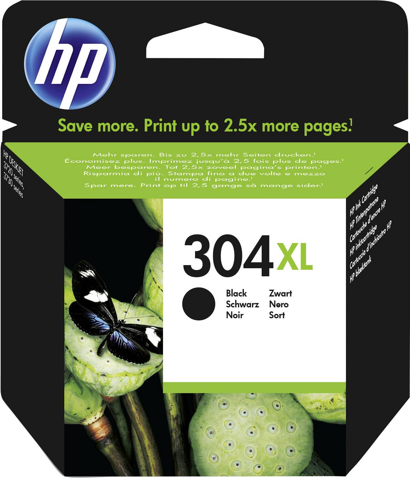 HP 304XL Cartuccia Originale Nero N9K08AE Inchiostro