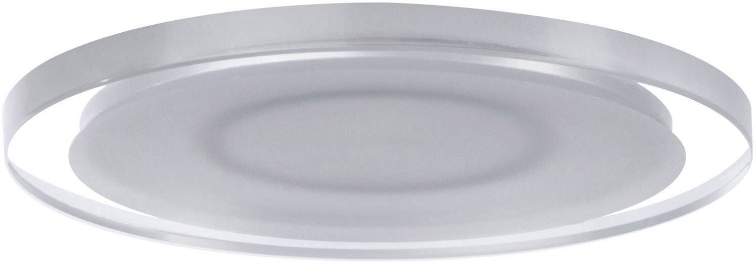 Decentná, plochá LED stropná zabudovateľná lampa s okrúhlym strieborným krytom a matným difúzorom pre rovnomerné osvetlenie.