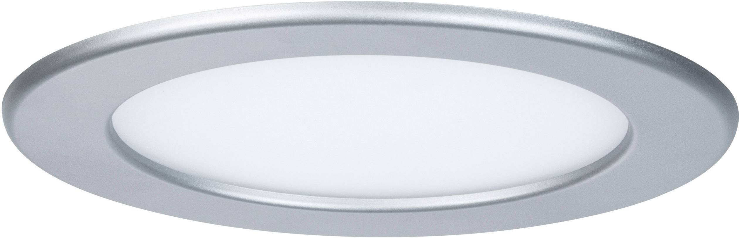 Okrúhle stropné svietidlo so strieborným lemom a bielym tienidlom, ideálne pre modernú interiérovú osvetu.
