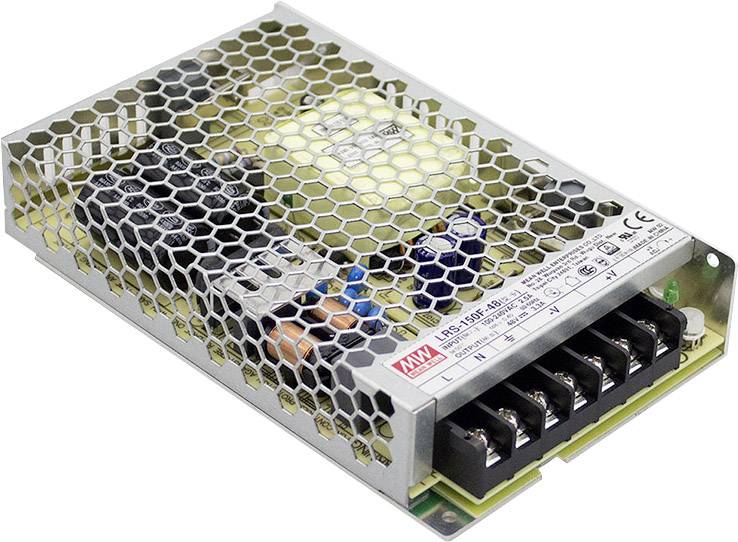 MW Mean Well LRS-150F-24 Alimentatore a commutazione. 24 V/DC 6.5 A 156 W
