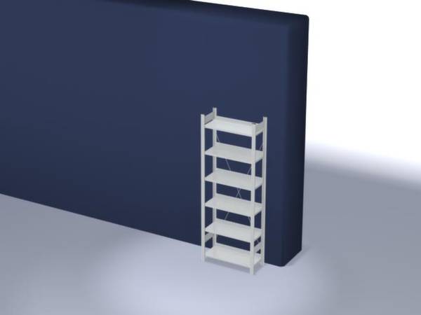Orion Regalsysteme HKG20307EX základný modul regálu na spisy (š x v x h) 810 x 2000 x 335 mm ocel plastový svetlo sivá kovová podlaha