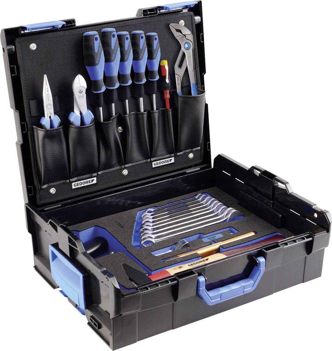 Gedore 2835983 2835983 Hantverkare Verktygsväska med utrustning 23 delar (L x B x H) 442 x 357 x 151 mm