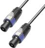 Adam Hall reproduktor kábel [1x SPK zástrčka - 1x SPK zástrčka] 4 x 2.5 mm² 3.00 m čierna
