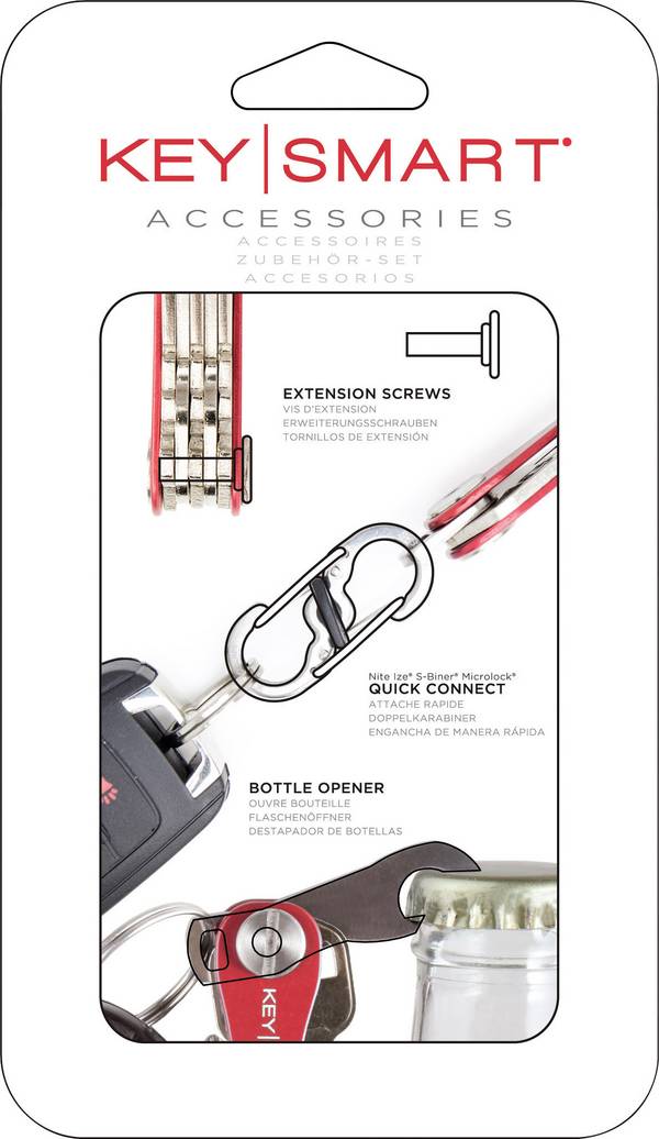 KEY SMART rozširujúce držiak na kľúče KS-KS231 Accessoire-Kit 1 strieborná N/A 1 ks