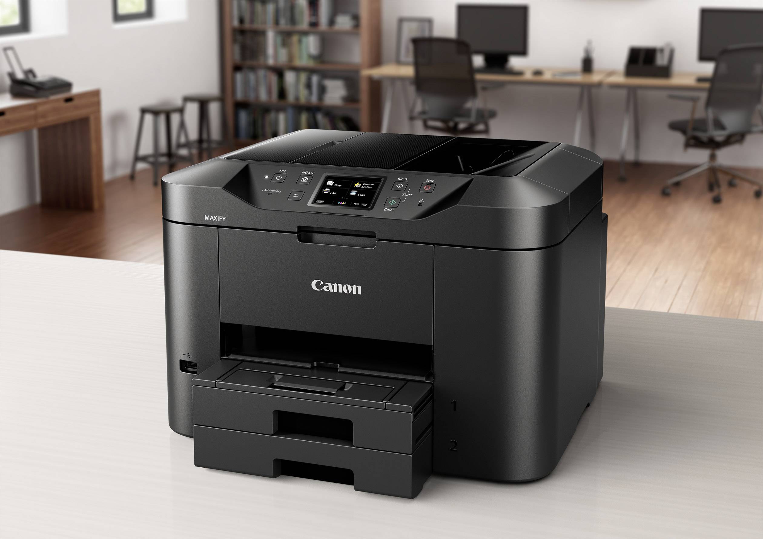 Canon MAXIFY MB2750 multifunkčná tlačiareň A4 tlačiareň, skener, kopírka, fax LAN, Wi-Fi, duplexná, ADF-2