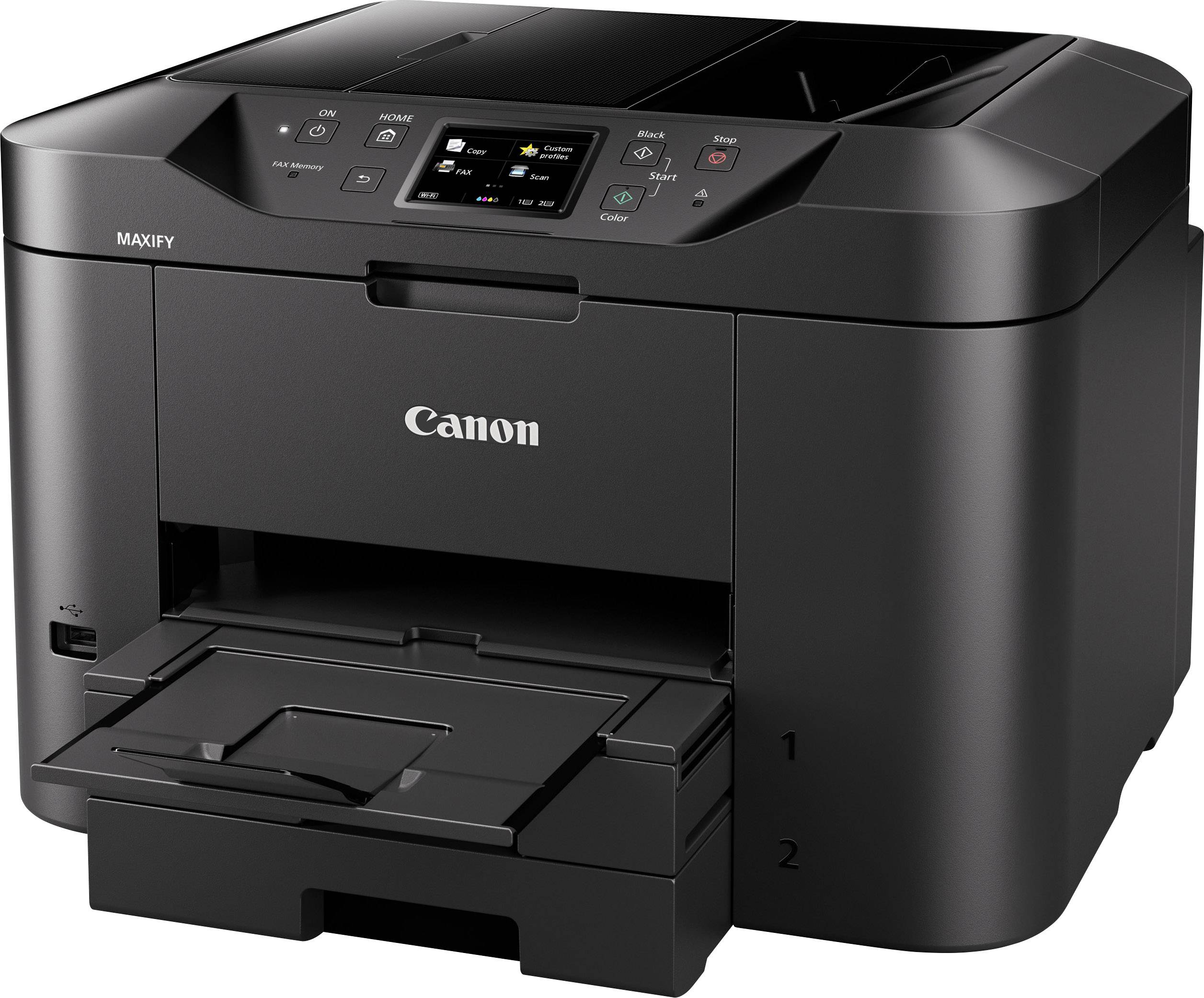 Canon MAXIFY MB2750 multifunkčná tlačiareň A4 tlačiareň, skener, kopírka, fax LAN, Wi-Fi, duplexná, ADF-6