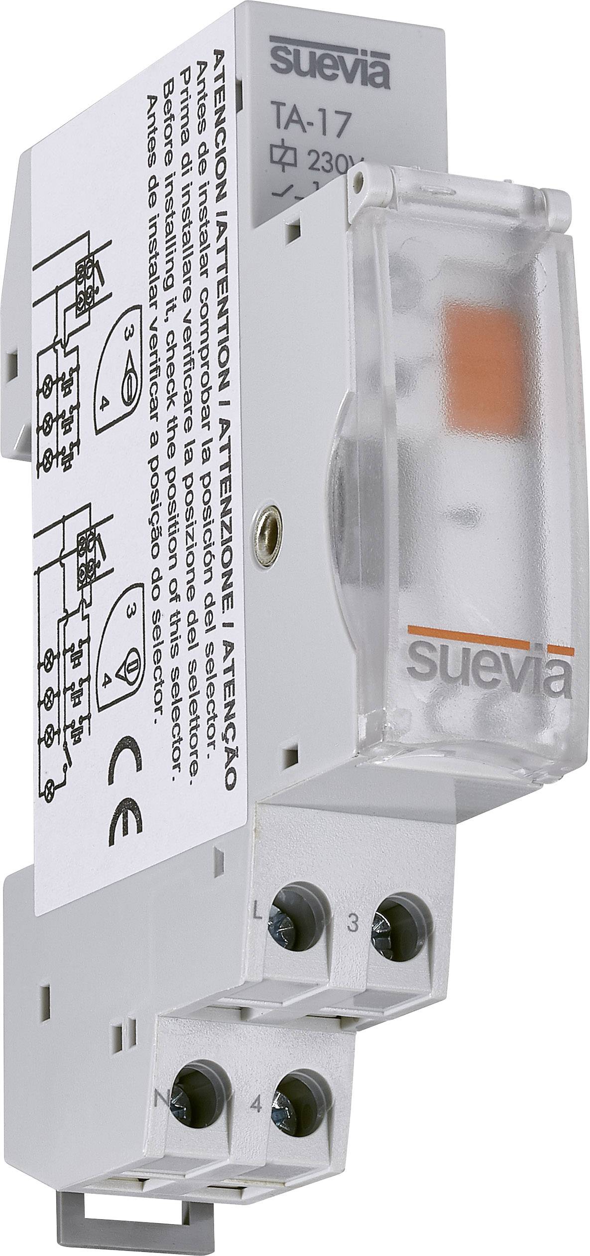Suevia SU063031 Relè temporizzatore luci scale Guida DIN 230 V