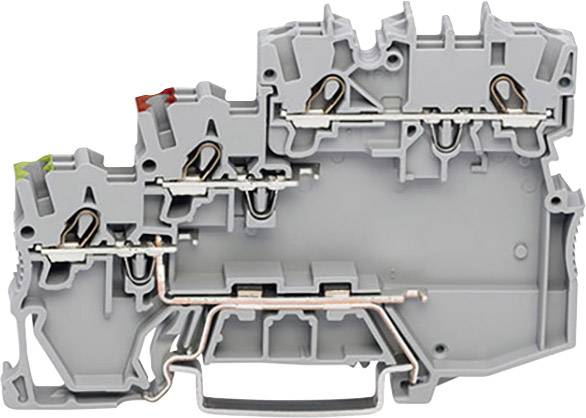 WAGO 2000-5317/101-000 svorka akčného člena 7 mm pružinová svorka sivá 50 ks Package
