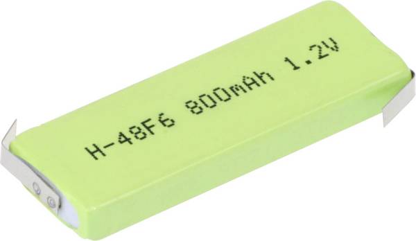 Mexcel HPE-F6-800 špeciálny akumulátor Prismatisch spájkovacia špička v tvare Z Ni-MH 1.2 V 770 mAh