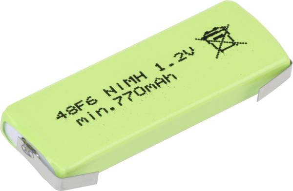 Mexcel HPE-F6-800 špeciálny akumulátor Prismatisch spájkovacia špička v tvare U Ni-MH 1.2 V 770 mAh