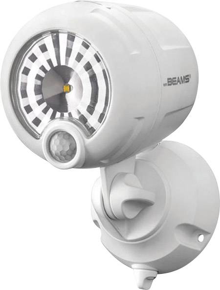 Mr. Beams MB360XT MB360XT-WHT-01-01 LED vonkajšie osvetlenie s PIR senzorom chladná biela