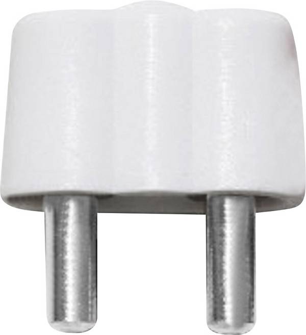 BELI-BECO 61/15ws mini banánový konektor zástrčka, rovná Ø pin: 2.6 mm biela 1 ks
