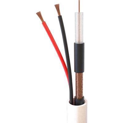ELAN 82271 AV kabel  2 x 0.75 mm² biela metrový tovar
