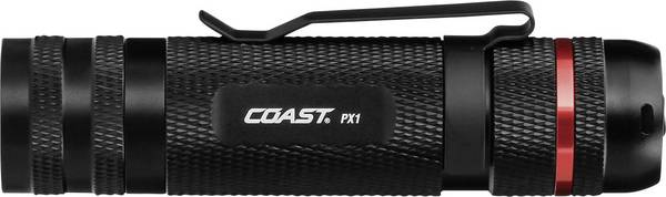Coast PX1 LED  vreckové svietidlo (baterka), s klipom na opasok, na batérie, 315 lm, 130 g