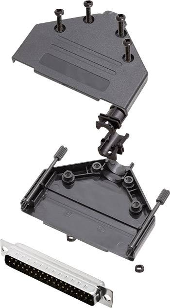 encitech DTPK-P-37-DBP-K 6355-0032-04 KIT connettori maschio SUB-D 180 ° Numero Poli (num): 37 Punte a saldare 1 KIT