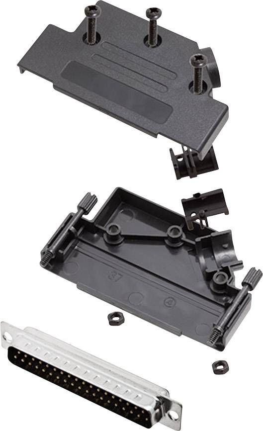 encitech D45PK-P-37-DMP-K 6355-0035-04 KIT connettori maschio SUB-D 45 ° Numero Poli (num): 37 Punte a saldare 1 KIT