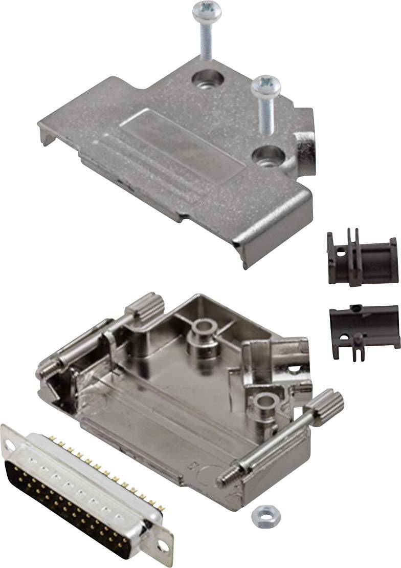 encitech D45PK-M-25-DBP-K 6355-0009-03 D-SUB stiftliste-sæt 45 ° Poltal: 25 Loddekop 1 Set