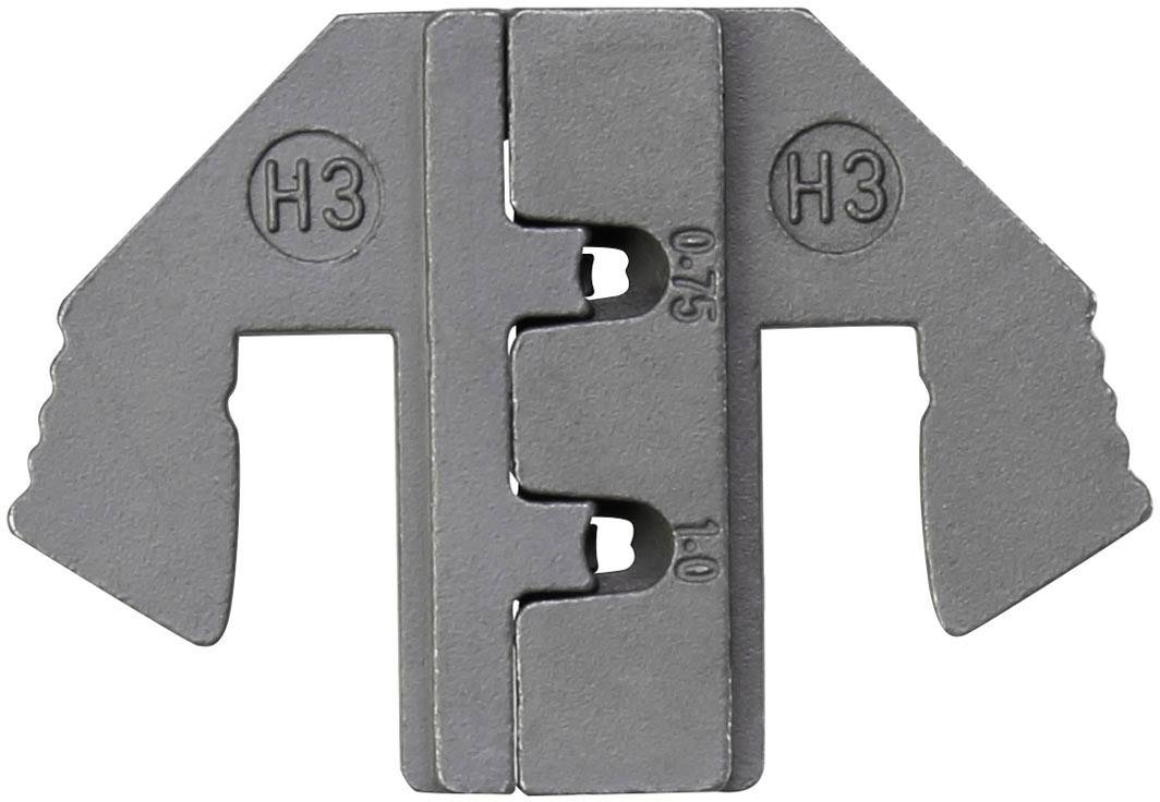 TOOLCRAFT PLE-0H3 Matrici di crimpaggio AMP Superseal, Superseal, Range di compressione: 0.75 fino a 1 mm² Adatto per marchio (Pinze): TOOLCRAFT PZ-50