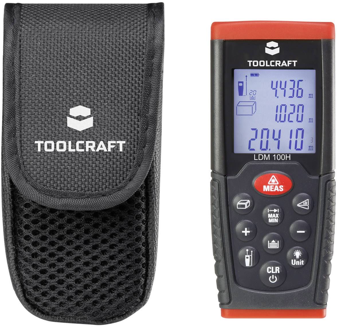 TOOLCRAFT LDM100H laserový diaľkomer, max. dosah 100 m