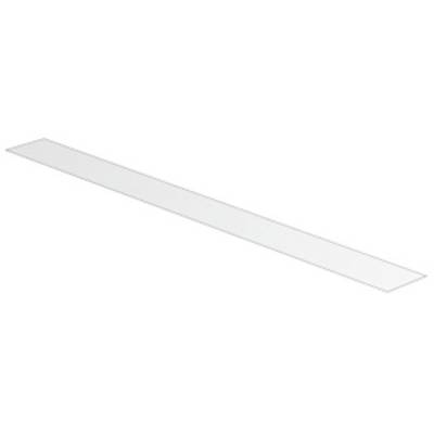 Priehľadné plastové pravítko s dĺžkou 30 centimetrov sa používa najmä na meranie objektov.