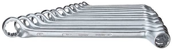 Gedore 6030900 6030900 súprava obojstranných očkových kľúčov 12-dielna 6 - 32 mm  DIN 838