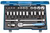 Gedore D 19 IMU-10 súprava nástrčných kľúčov, metrický, 1/2" (12.5 mm), 27-dielna, 6140090