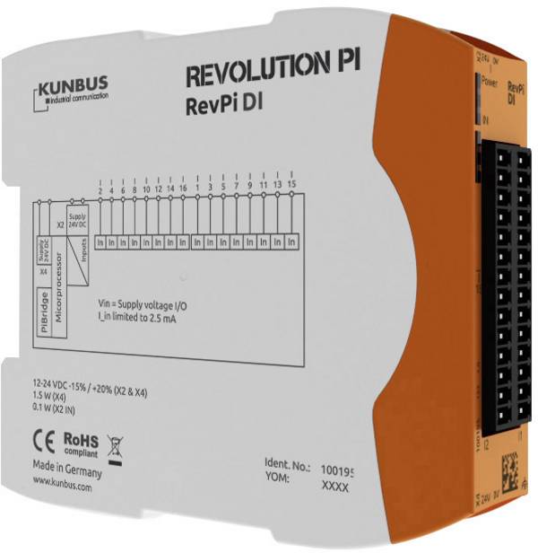 Revolution Pi by Kunbus RevPi DI PR100195 PLC rozširujúci modul 24 V