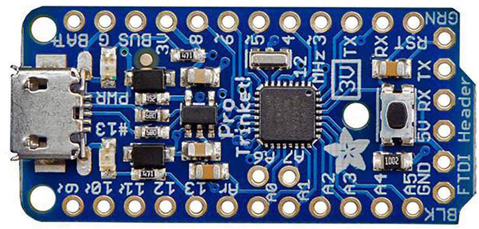 Adafruit vývojová doska Adafruit Pro Trinket - 3V 12MHz AVR® ATmega ATMega328