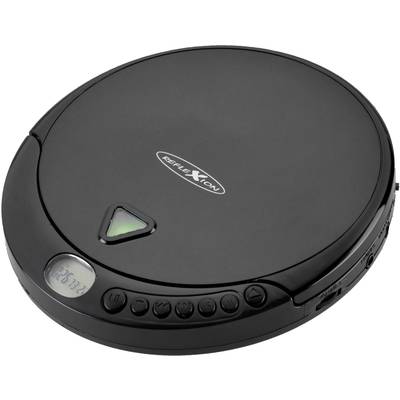 prenosný CD prehrávač - diskman s FM rádiom Reflexion PCD510MF, CD, CD-R, CD-RW, MP3, čierna
